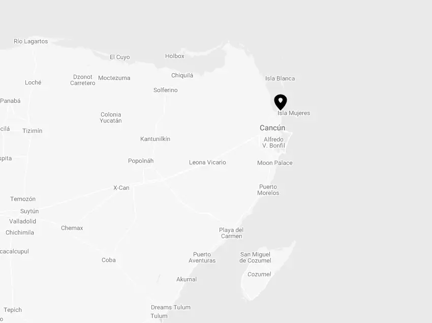 Mapa Grand Palladium Select Palace Costa Mujeres
