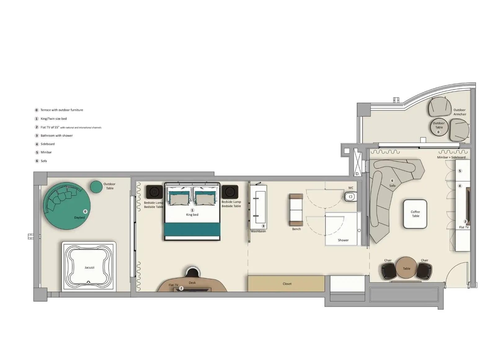 TRS-YUCATAN_HOTEL_SUITE_JACUZZI_TERRACE_POOLSIDE