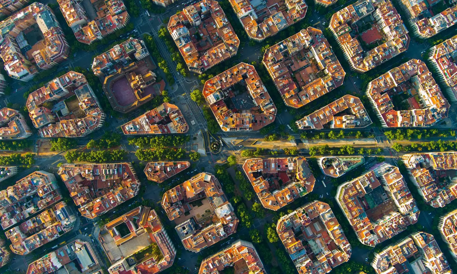 Vista superior barcelona