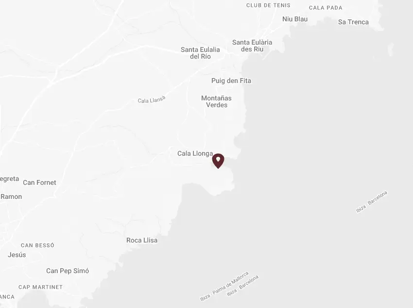 Mapa Palladium Hotel Cala Llonga