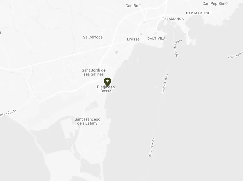 Mapa BLESS Ibiza The Site