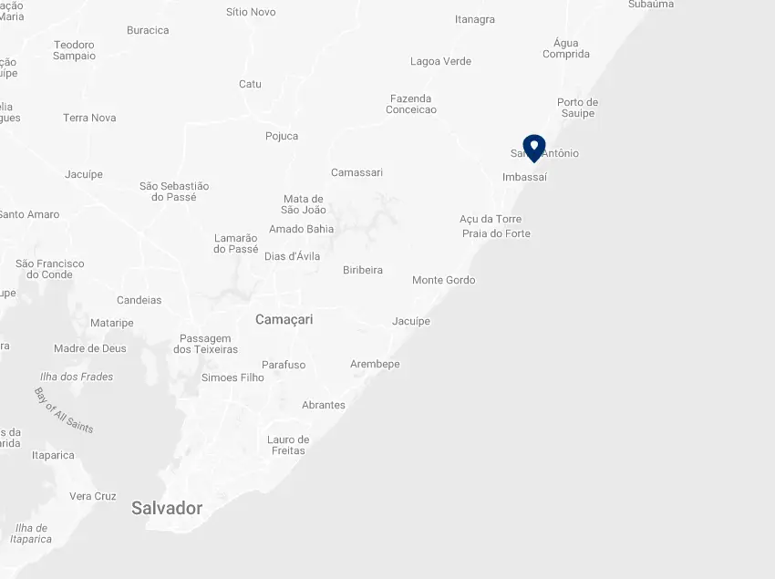 Mapa Grand Palladium Imbassaí