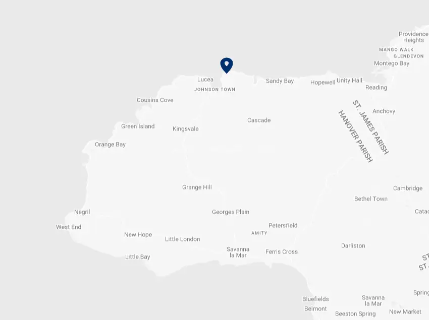 Mapa Grand Palladium Jamaica Resort & Spa