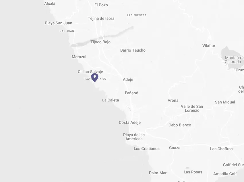 Mapa Hard Rock Hotel Tenerife