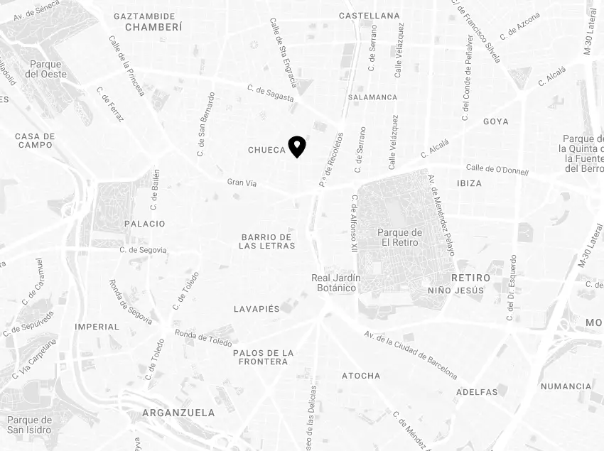 Mapa Only YOU Boutique Hotel Madrid