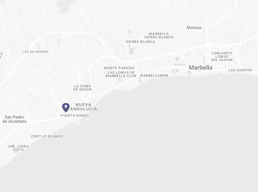 Mapa Hard Rock Hotel Marbella