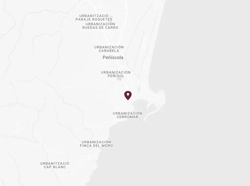 Mapa Palladium Hotel Peñíscola