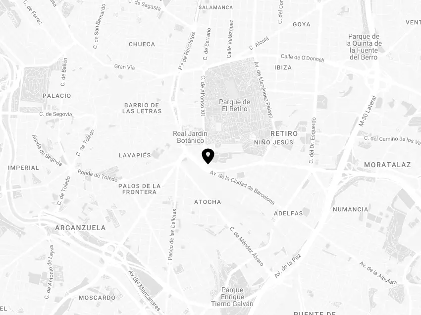 Mapa Only YOU Hotel Atocha