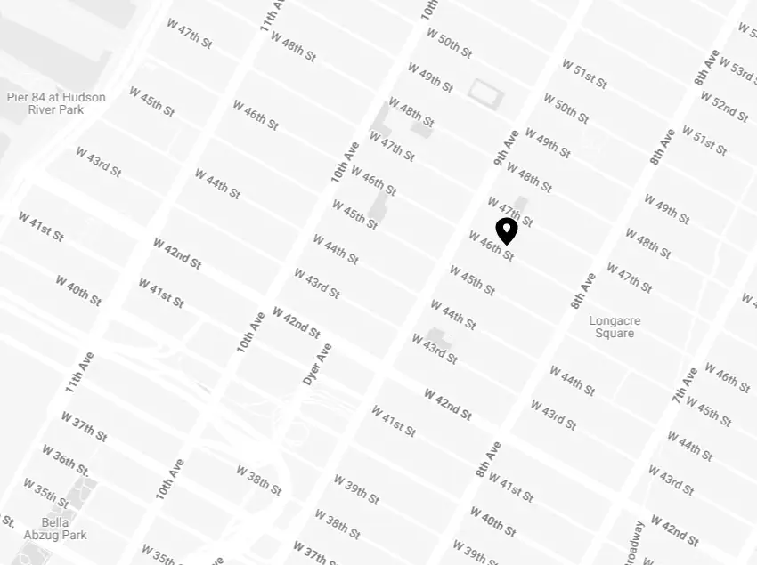 Only YOU Hotel New York mapa