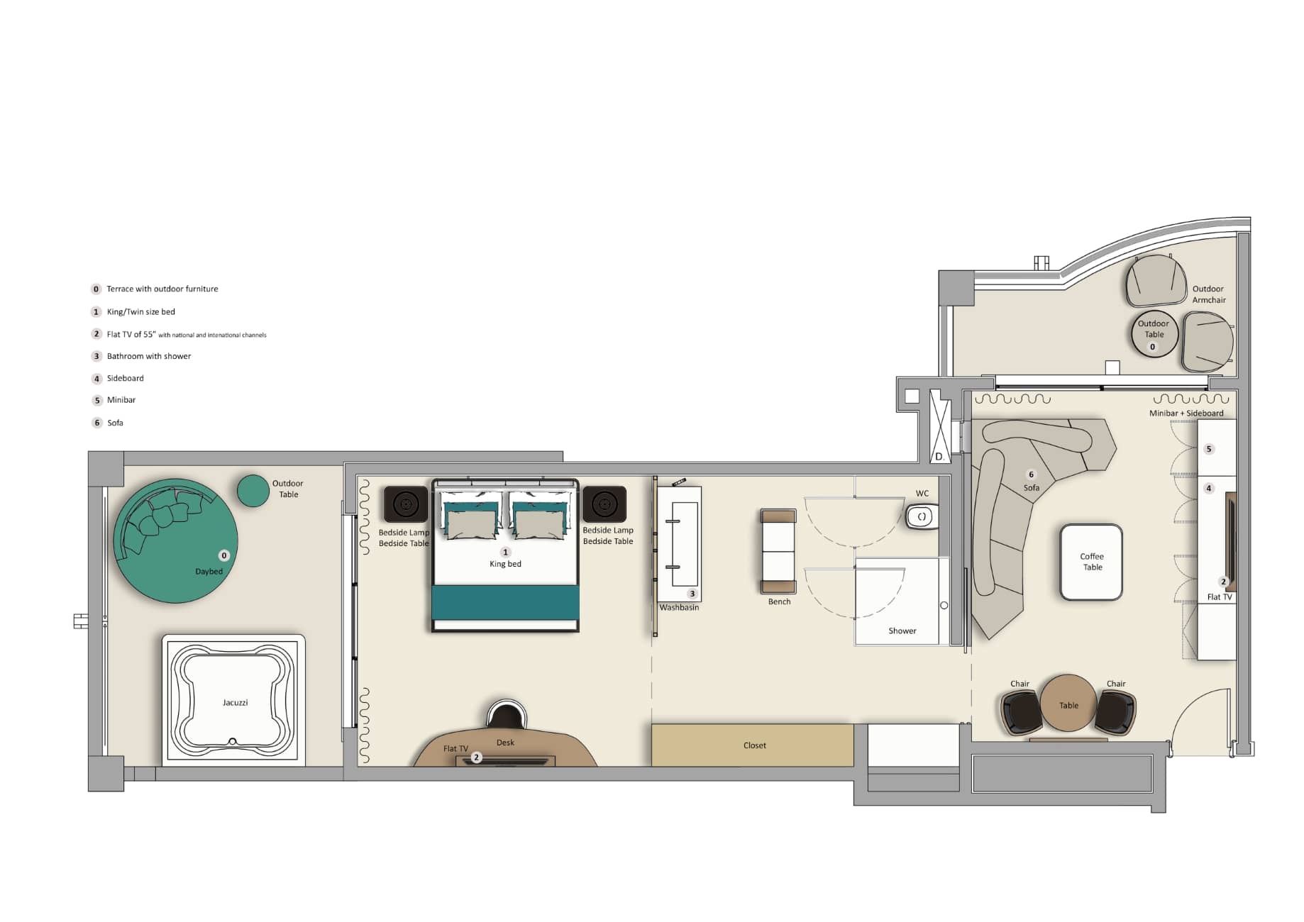 TRS-YUCATAN_HOTEL_SUITE_JACUZZI_TERRACE_POOLSIDE