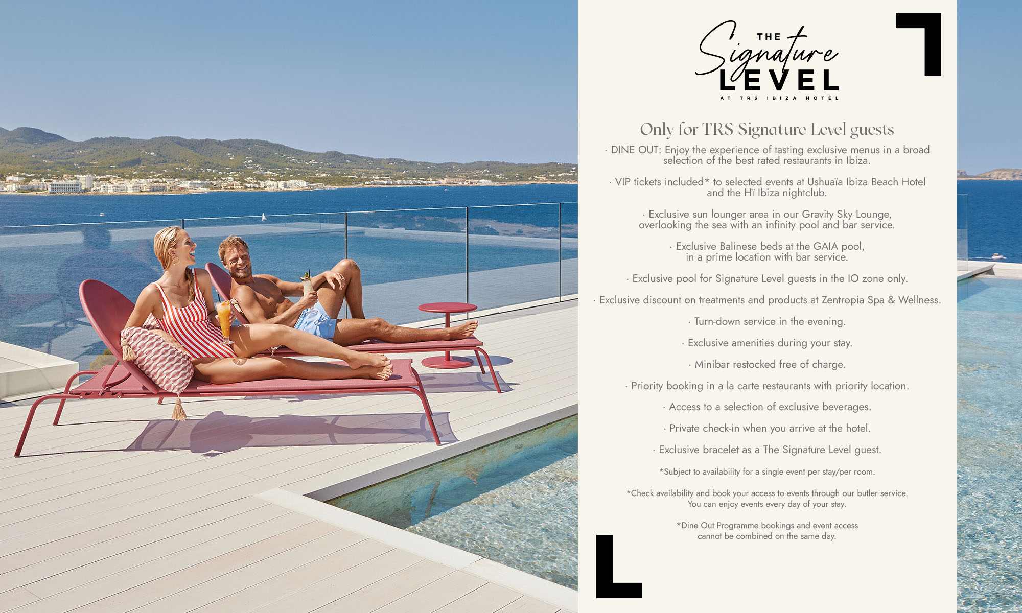 TRS Ibiza beneficios The Signature Level
