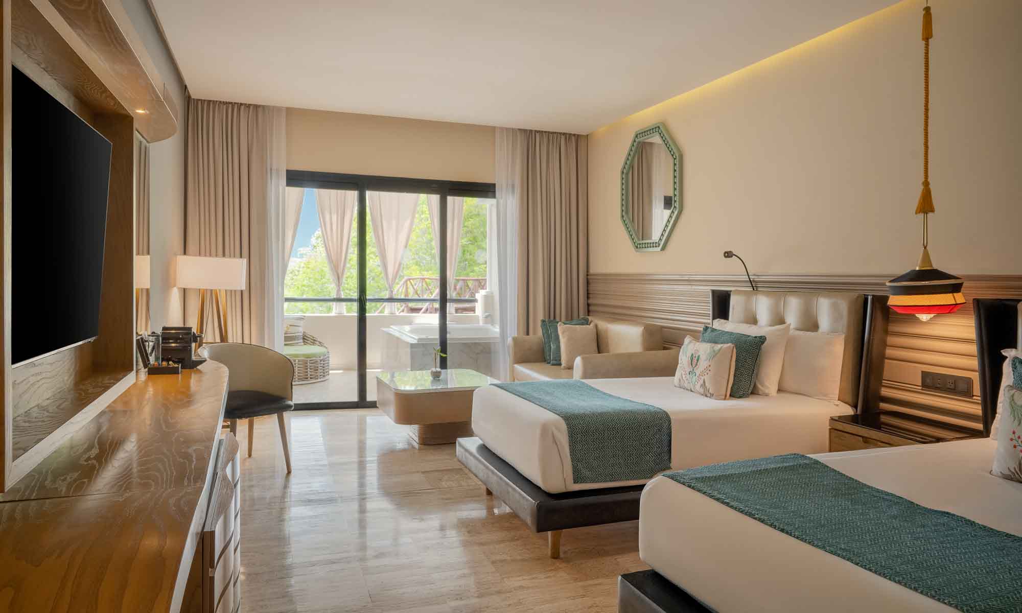 TRS Yucatan Hotel junior suite jacuzzi terrace