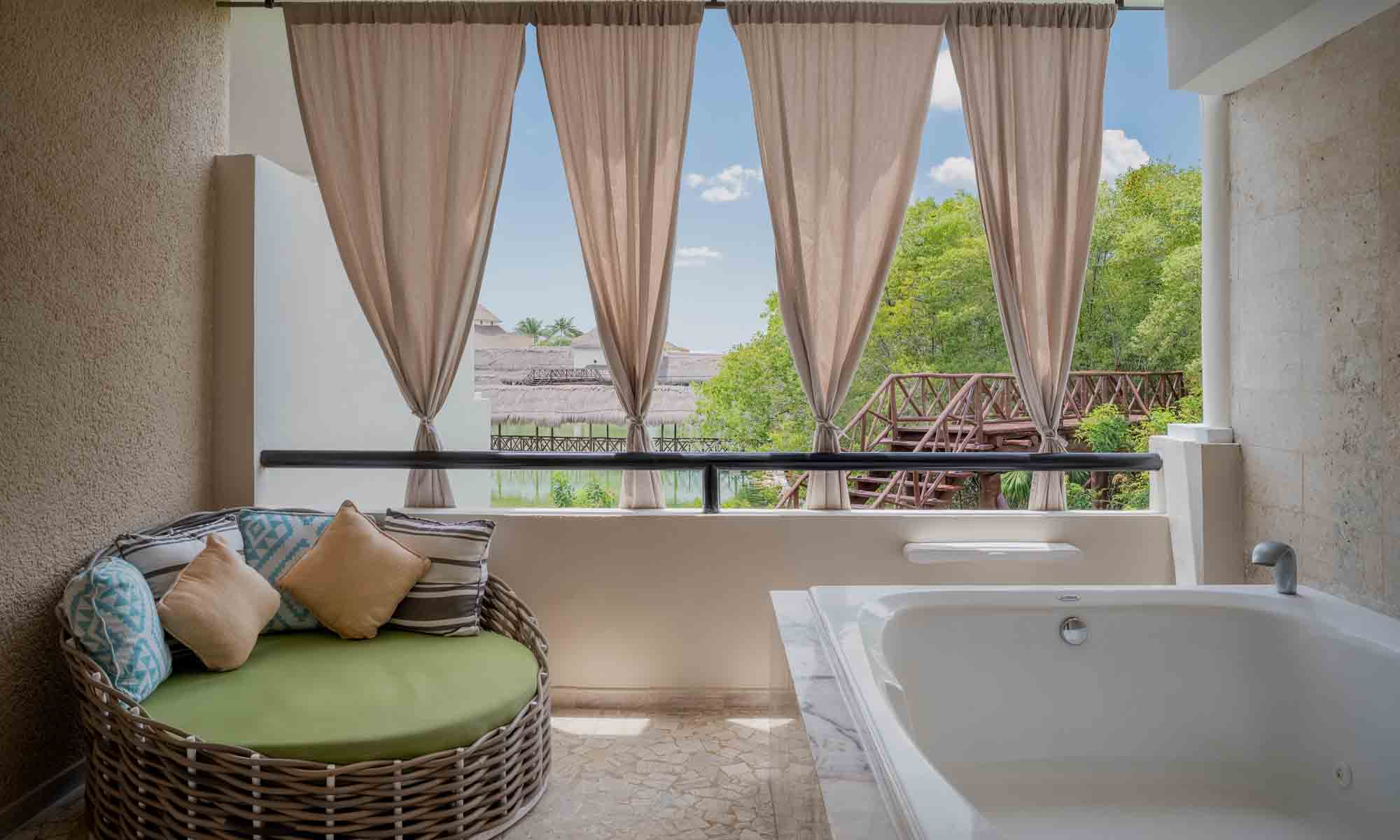 TRS Yucatan Hotel junior suite jacuzzi terrace