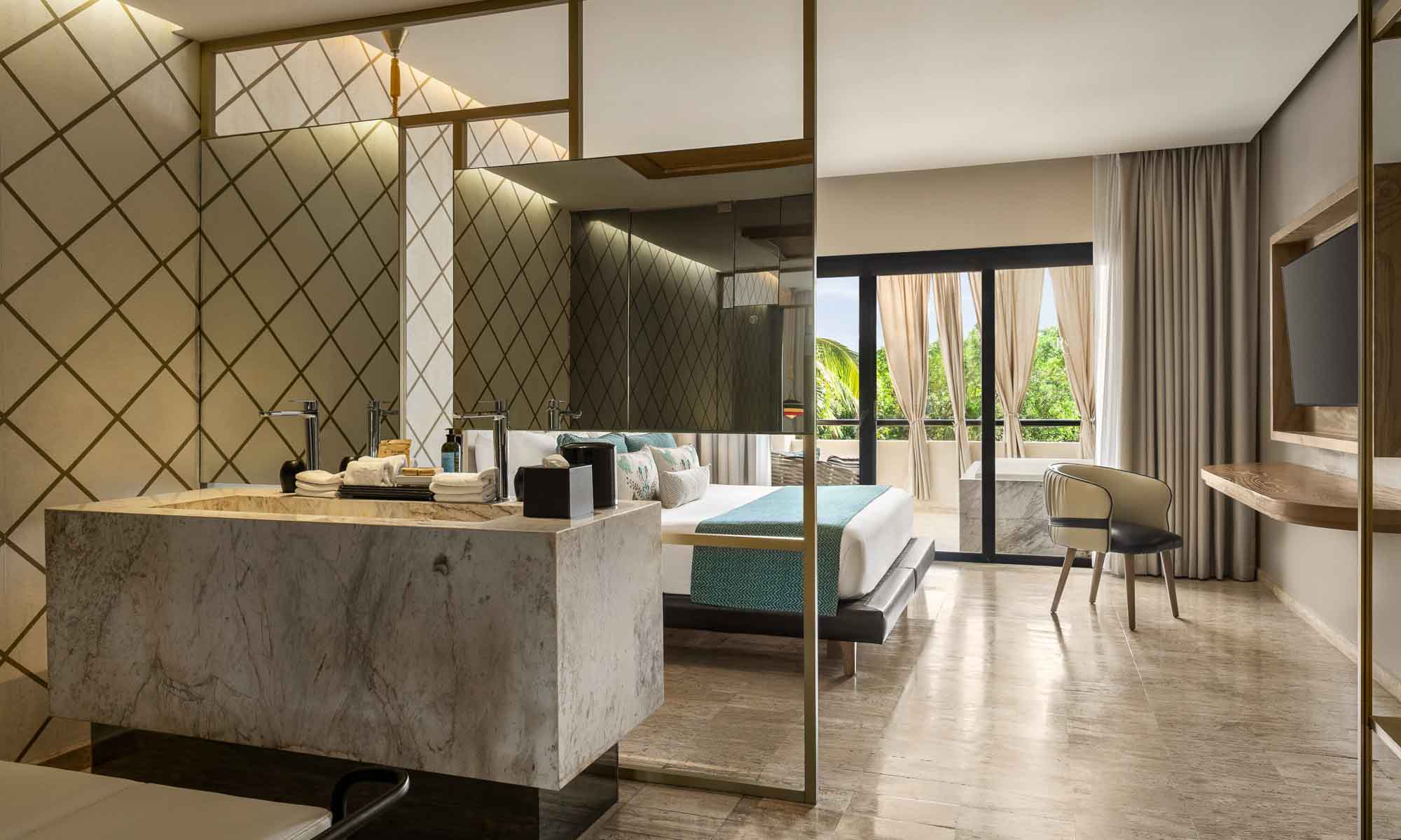 TRS Yucatan Hotel junior suite jacuzzi terrace