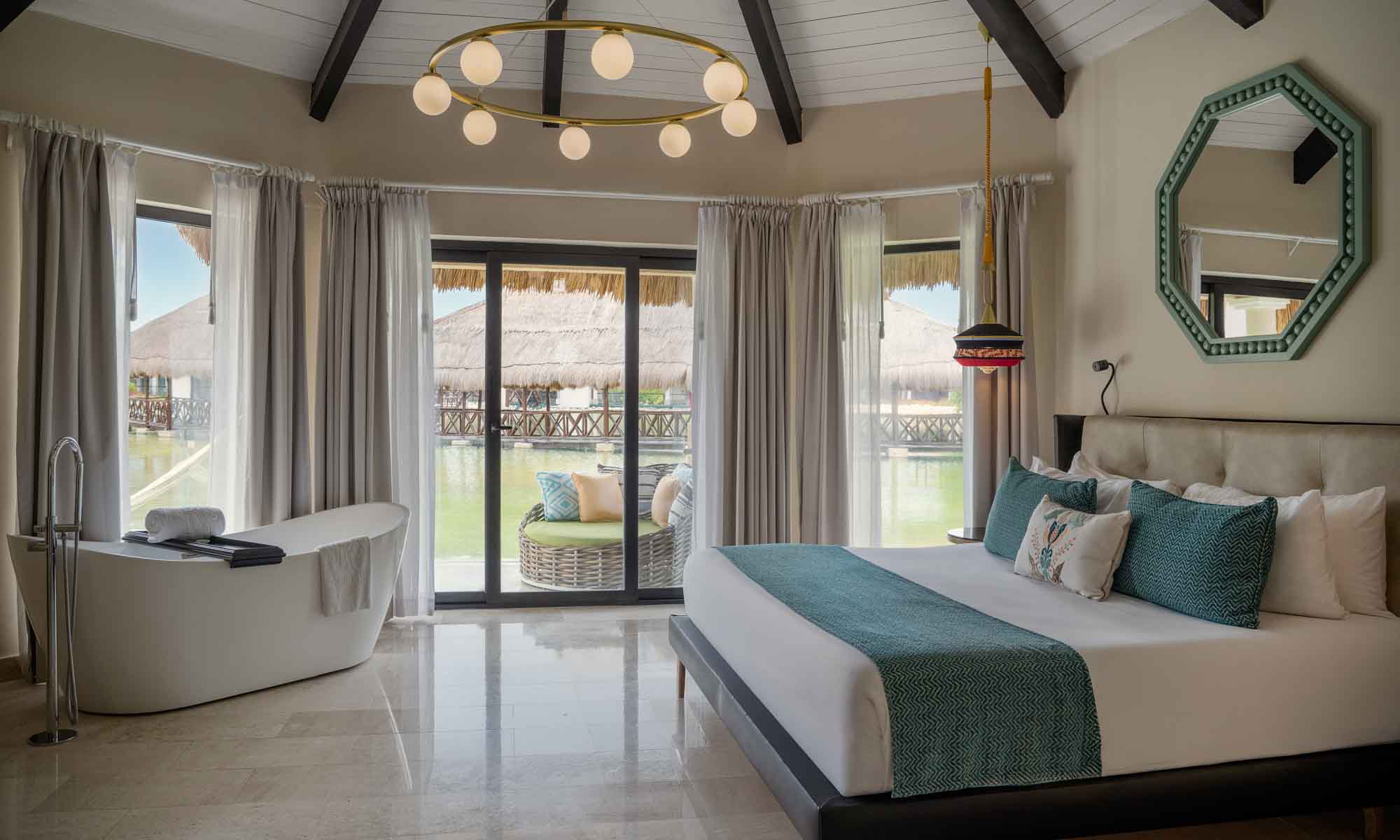 TRS Yucatan Hotel overwater villa suite