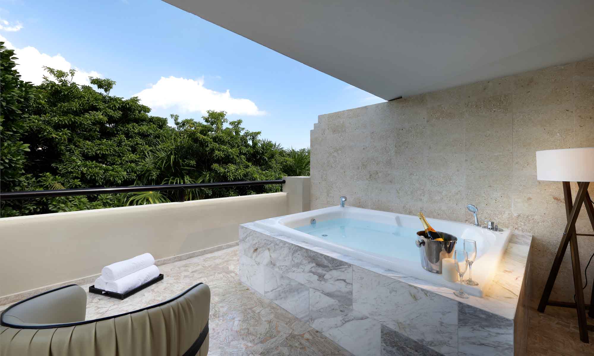 TRS Yucatan Hotel Suite Jacuzzi Terrace