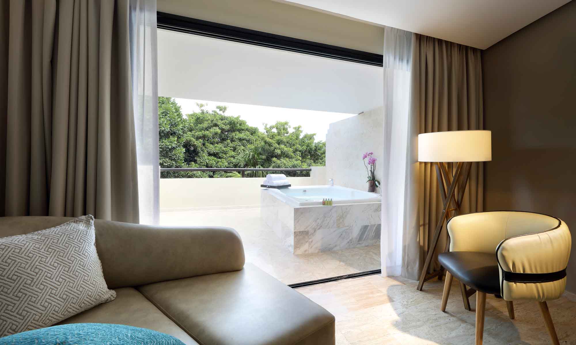 TRS Yucatan Hotel Suite Jacuzzi Terrace