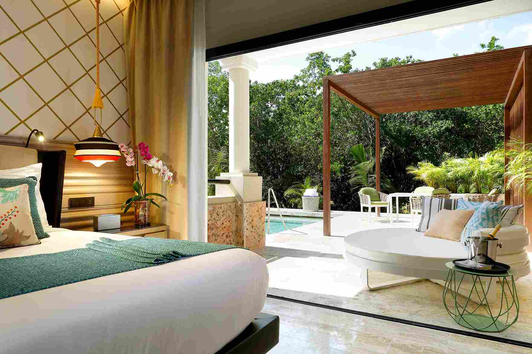 TRS Yucatan Hotel Suite Private Pool Garden View