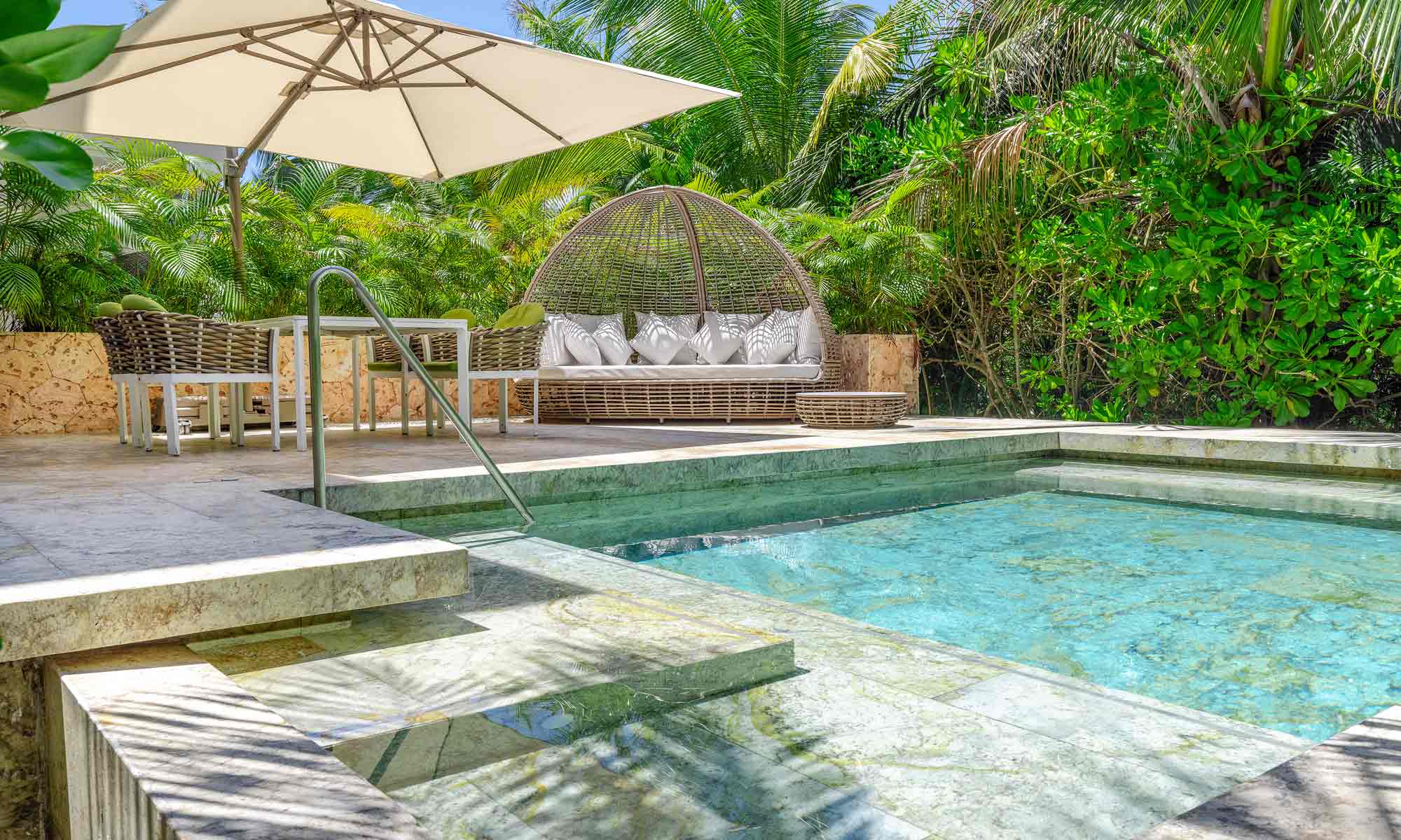 TRS Yucatan Hotel Suite Private Pool Garden View