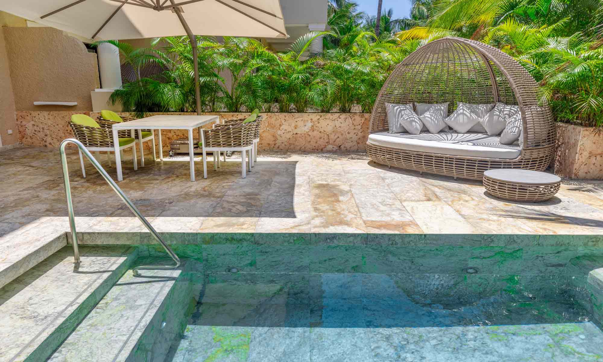 TRS Yucatan Hotel Suite Private Pool Garden View