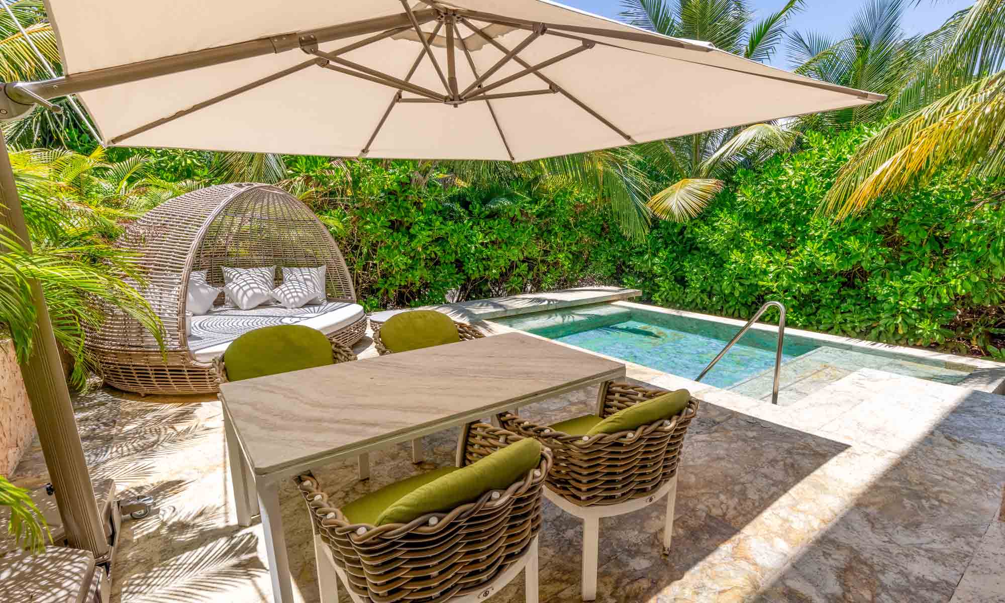 TRS Yucatan Hotel Suite Private Pool Garden View