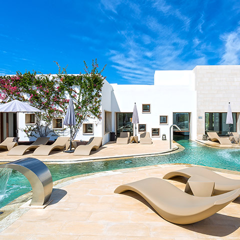 Exterior pool Ibiza