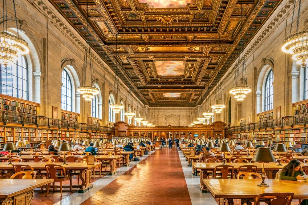 a biblioteca pública de Nova York 