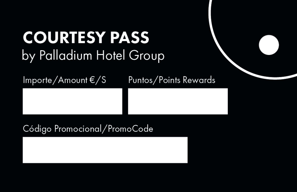 tarjeta courtesy pass