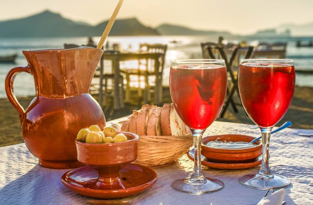 Cena de despedida en la costa